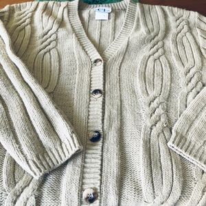 Oversize cardigan, size med.